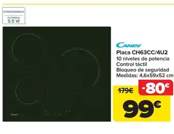 Carrefour Placa CH63CC/4U2 oferta