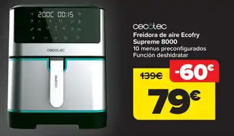 Carrefour Freidora de aire Ecofry Supreme oferta