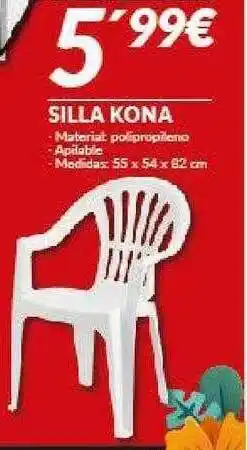 Embargos a lo bestia Silla Kona oferta