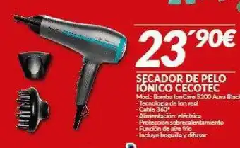 Embargos a lo bestia Cecotec Secador de Pelo Iónico oferta