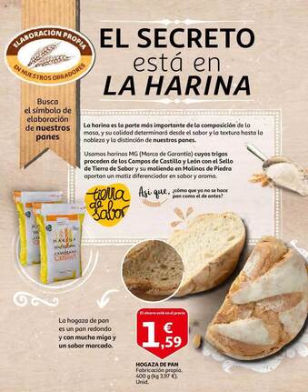 Alcampo Hogaza de Pan 400 g oferta