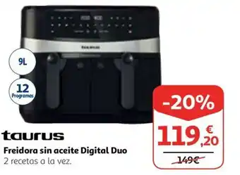 Alcampo Freidora sin aceite Digital Duo oferta