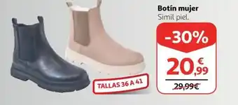 Alcampo Botín mujer oferta