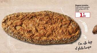Alcampo Hogaza cereales 400 g oferta
