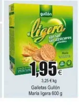 FROIZ Gullón Galletas Maria Ligera 600 g oferta