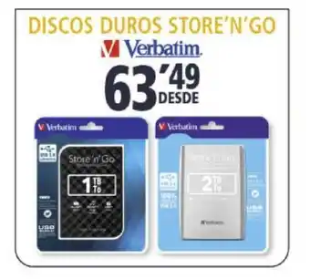Folder Verbatim Discos Duros Store'n'go oferta
