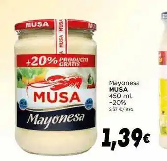 Supermercados Piedra Mayonesa Musa 450ml oferta