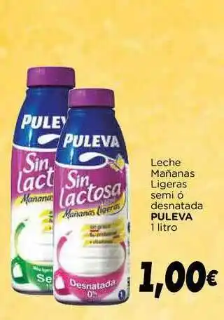 Supermercados Piedra Puleva Leche Mañanas Ligeras Semi ó Desnatada oferta
