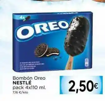 Supermercados Piedra Nestlé Bombón Oreo pack 4x110ml oferta