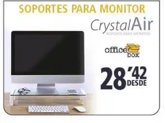Folder Crystal Air Soportes para Monitor oferta