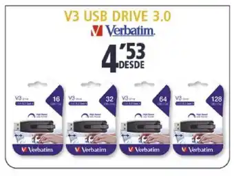 Folder Verbatim V3 USB Drive 3.0 oferta