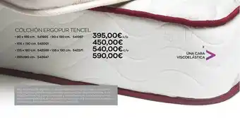 AVON Colchón Ergopur Tencel 90 x 180 cm oferta