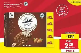 Lidl Helados dib gelati oferta