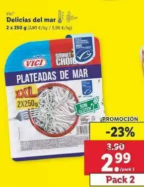 Lidl Delicias del mar vici oferta