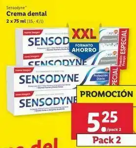 Lidl Crema dental sensodyne oferta