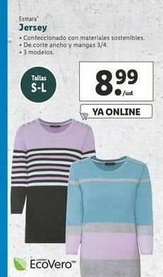 Lidl Jersey esmara oferta