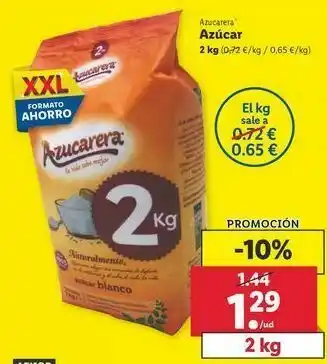 Lidl Azúcar azucarera oferta