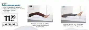 Lidl Cojines reposapiernas meradiso oferta