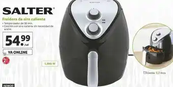 Lidl Freidora de aire caliente salter oferta