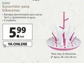 Lidl Escurridor para biberones ernesto oferta