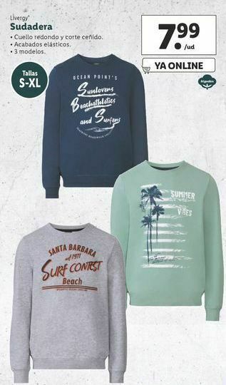 Lidl Sudadera livergy oferta