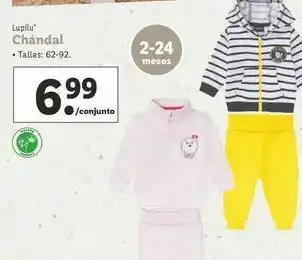 Lidl Chandal lupilu oferta