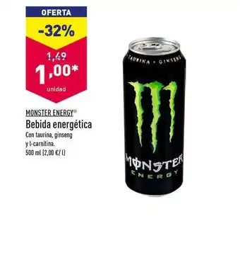 ALDI Monter Energy Bebida Energética 500 ml oferta