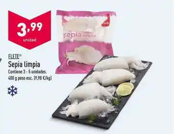 ALDI Flete Sepia Limpia 400 g oferta