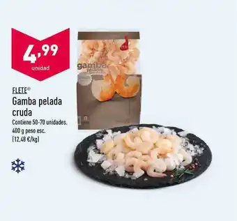 ALDI Flete Gamba Pelada Cruda 400 g oferta