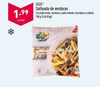 ALDI Flete Salteado de verduras 750 g oferta