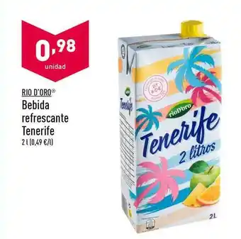 ALDI Rio D'oro Tenerife Bebida refrescante 2 L oferta