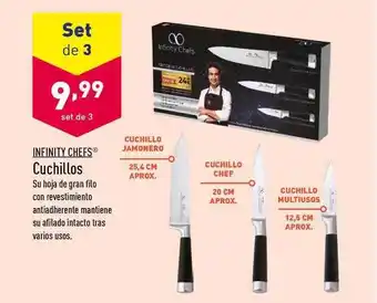 ALDI Infinity Chefs Cuchillos Set de 3 oferta