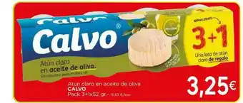 Supermercados Piedra Calvo Atún claro en aceite de oliva oferta