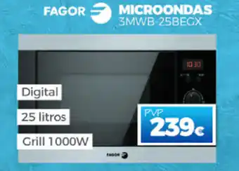 Electrocash Fagor Microondas 3MWB-25BEGX oferta