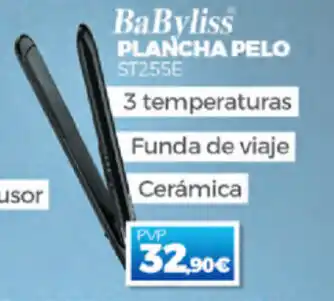 Electrocash BaByliss Plancha Pelo ST255E oferta