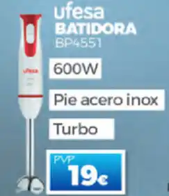 Electrocash Ufesa Batidora BP4551 oferta