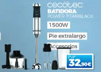 Electrocash Cecotec Batidora Power Titanblack oferta