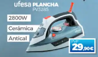 Electrocash Ufesa Plancha PV3285 oferta