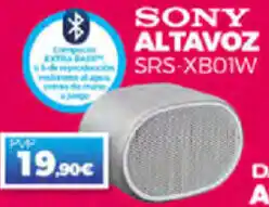 Electrocash Sony Altavoz SRS XB01W oferta