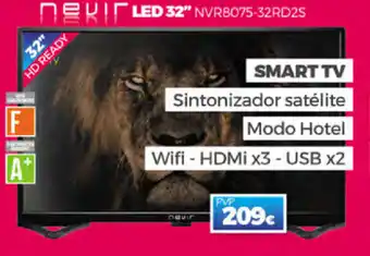Electrocash LED 32" NVR8075-32RD2S oferta