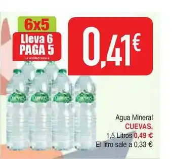 Masymas Agua Mineral Cuevas 1,5 Litros oferta