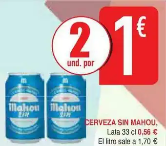 Masymas Mahou Cerveza Sin 33cl oferta