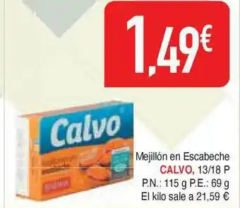 Masymas Calvo Mejillón En Escabeche oferta
