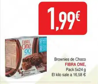 Masymas Fibra One Brownies De Choco 5x24g oferta