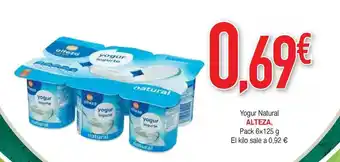 Masymas Alteza Yogur Natural 6x125g oferta