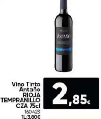 Family Cash Vino Tinto Antaño RIOJA TEMPRANILLO CZA 75cl oferta
