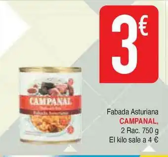 Masymas Campanal Fabada Asturiana 750g oferta