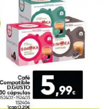 Family Cash Café Compatible D.GUSTO 30 cápsulas oferta
