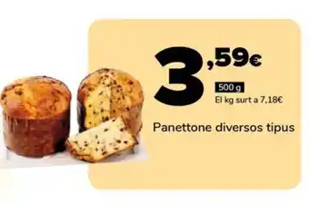 Supeco Panettone diversos tipus oferta