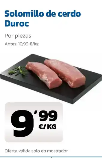 AhorraMas Solomillo de cerdo Duroc oferta
